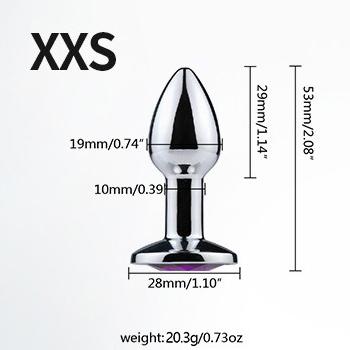 BUTT PLUG KIM LOẠI CHUÔI TRÒN