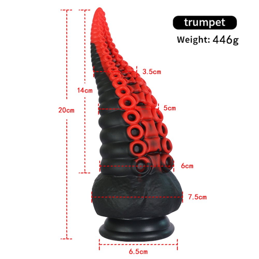 DILDO SILICON OMBRE VÒI BẠCH TUỘC JUCHI