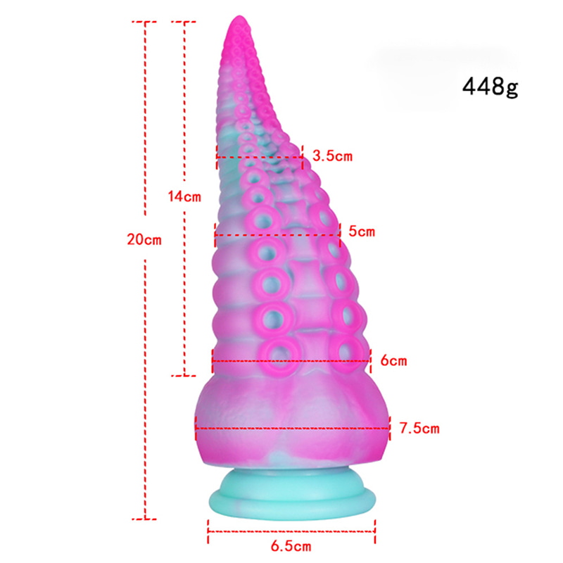 DILDO SILICON OMBRE VÒI BẠCH TUỘC JUCHI