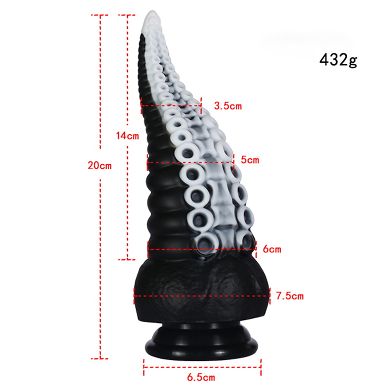 DILDO SILICON OMBRE VÒI BẠCH TUỘC JUCHI