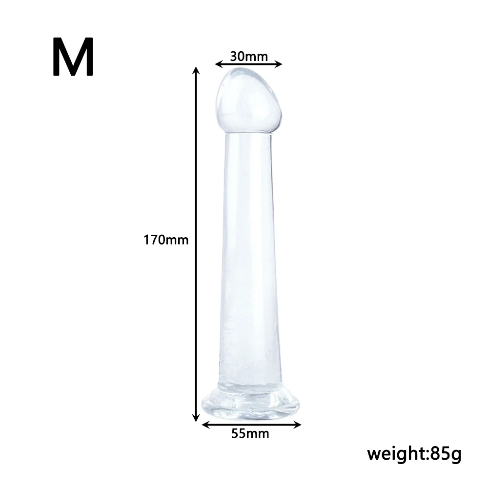 DILDO TRẮNG TRONG SUỐT TPE YF