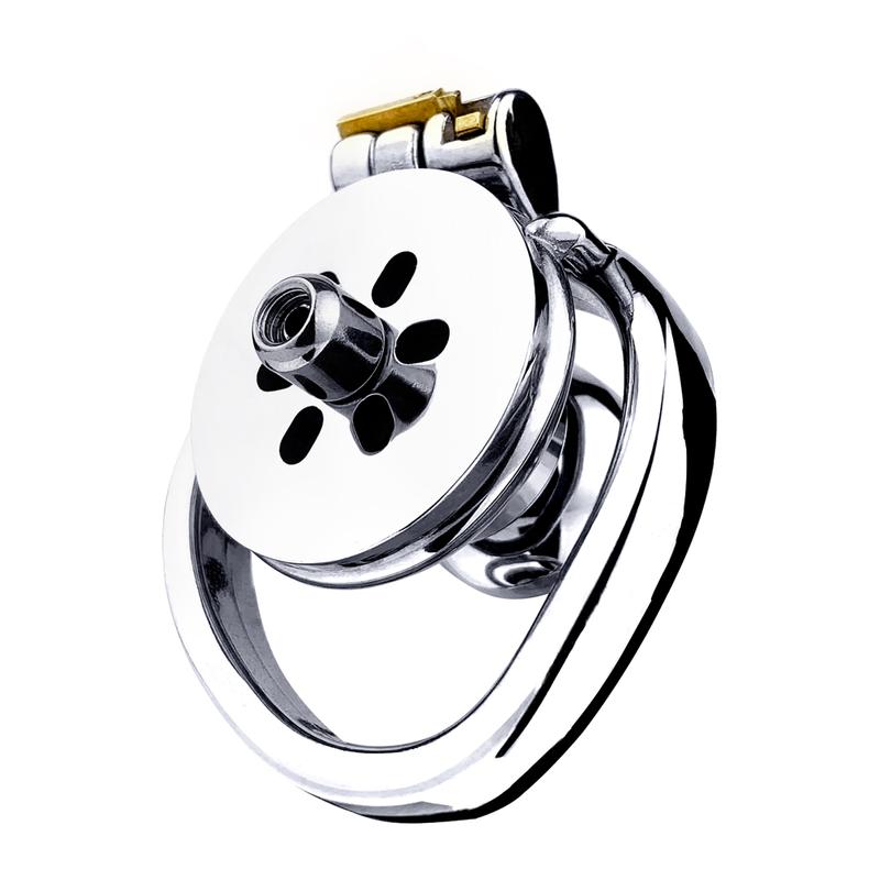 KHÓA MINI KIM LOẠI DILDO SILICON 402