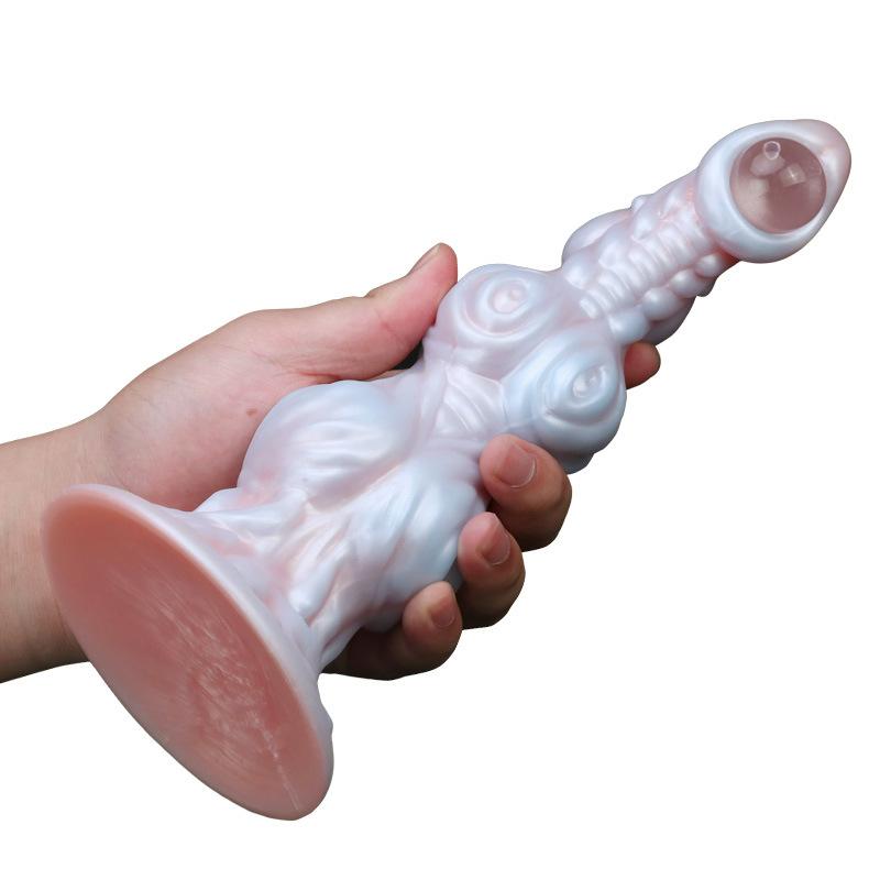 ANAL PLUG SILICON RỒNG TRẮNG 1 MẮT