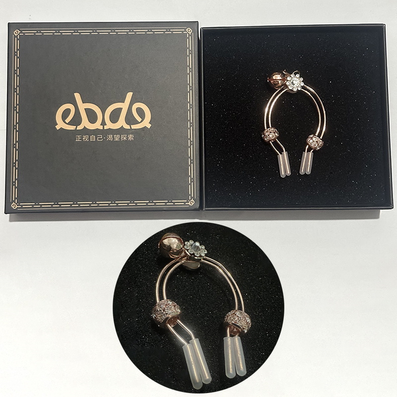 KẸP CHUÔNG MÔI BÉ ROSE GOLD