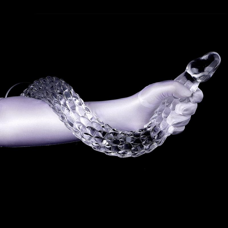 DILDO GAI TPE TRONG SUỐT JIUJING