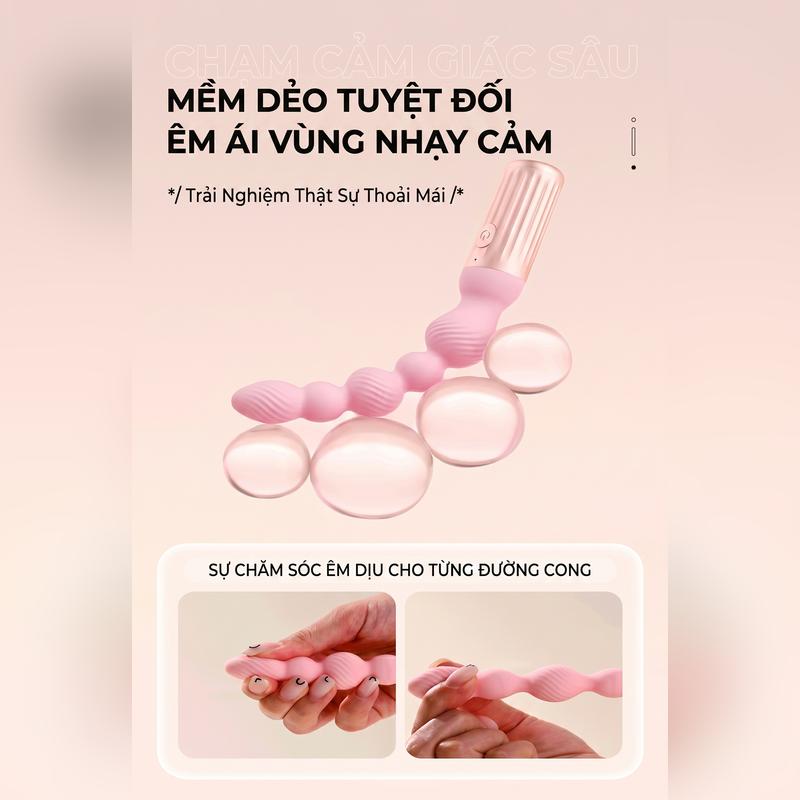 THANH RUNG CHUỖI HẠT ANAL BEADS SILICON MIZZZEE