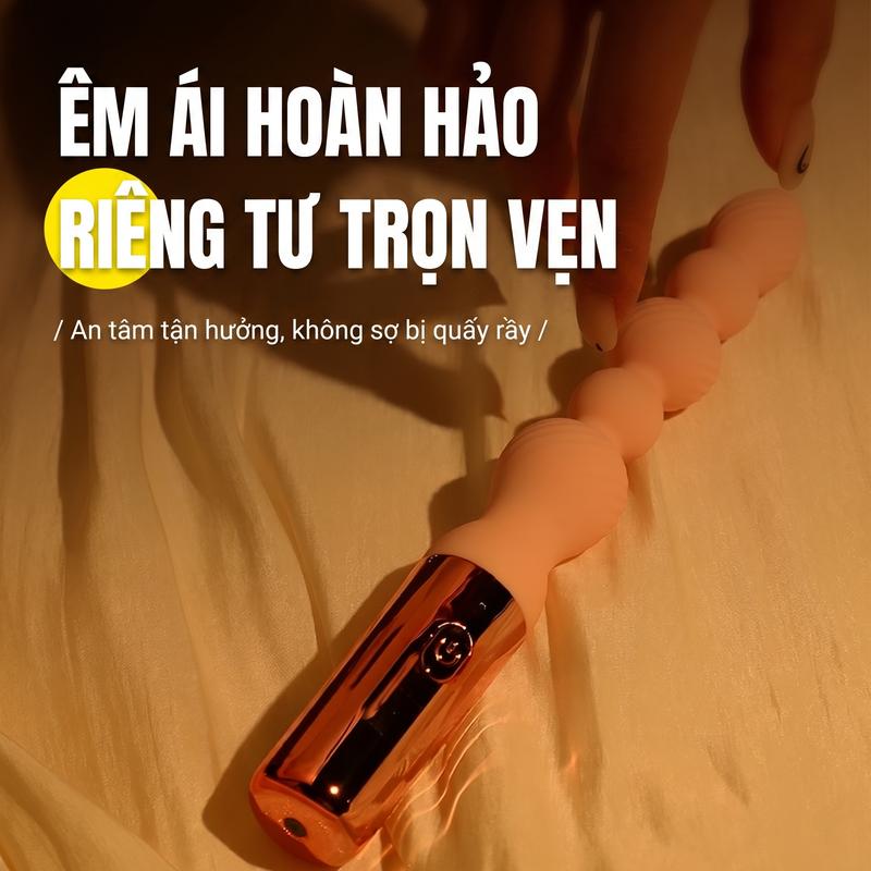 THANH RUNG CHUỖI HẠT ANAL BEADS SILICON MIZZZEE