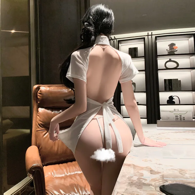 BỘ SƯỜN XÁM REN LƯỚI XUYÊN THẤU HỞ LƯNG XẺ TÀ CAO GỢI CẢM 6232