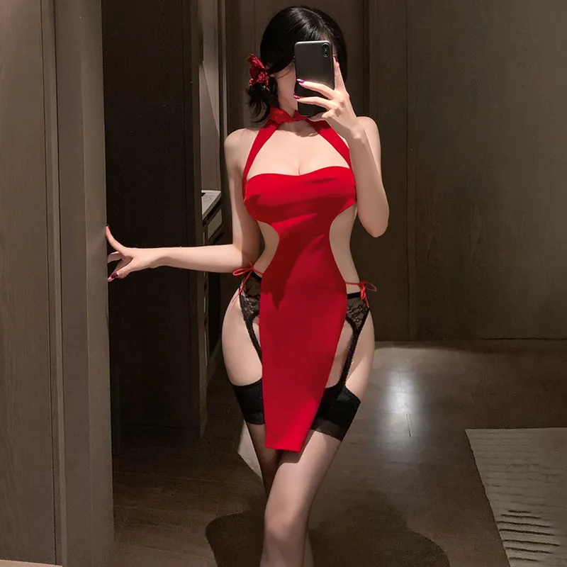 SƯỜN XÁM NHUNG XẺ TÀ CAO DÂY BUỘC GỢI CẢM 6701