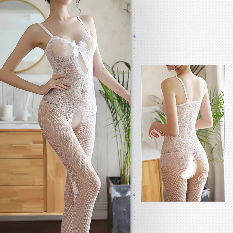 TẤT LIỀN THÂN REN HOA XUYÊN THẤU HỞ ĐÁY QUYẾN RŨ 7506