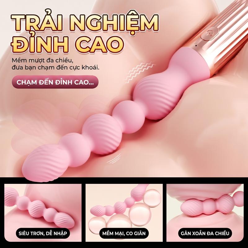 THANH RUNG CHUỖI HẠT ANAL BEADS SILICON MIZZZEE