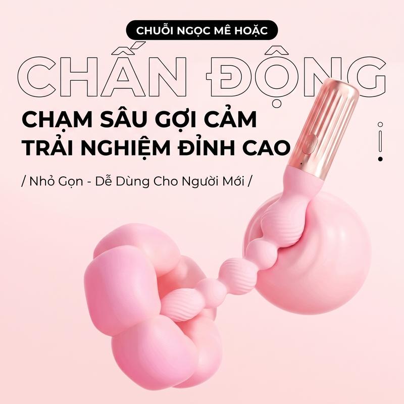 THANH RUNG CHUỖI HẠT ANAL BEADS SILICON MIZZZEE