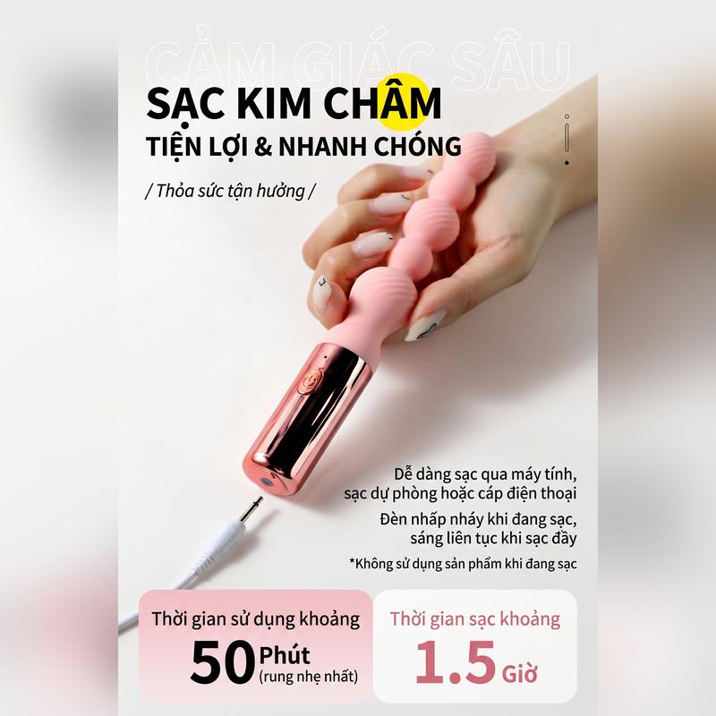 THANH RUNG CHUỖI HẠT ANAL BEADS SILICON MIZZZEE