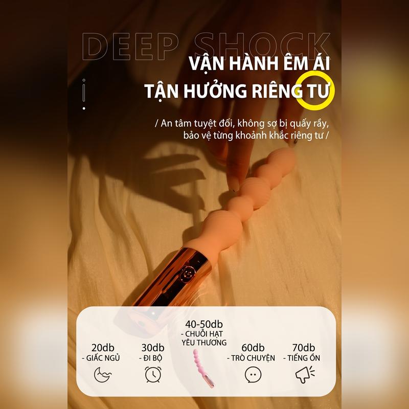 THANH RUNG CHUỖI HẠT ANAL BEADS SILICON MIZZZEE