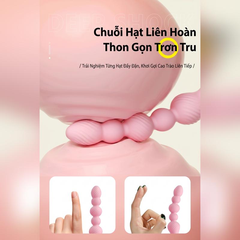 THANH RUNG CHUỖI HẠT ANAL BEADS SILICON MIZZZEE