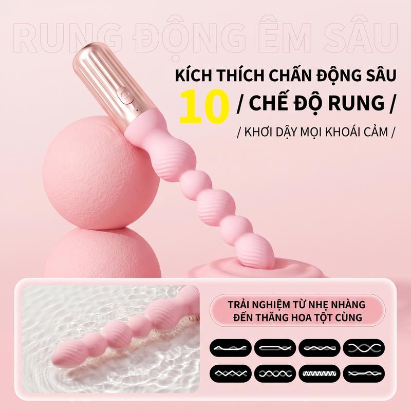 THANH RUNG CHUỖI HẠT ANAL BEADS SILICON MIZZZEE