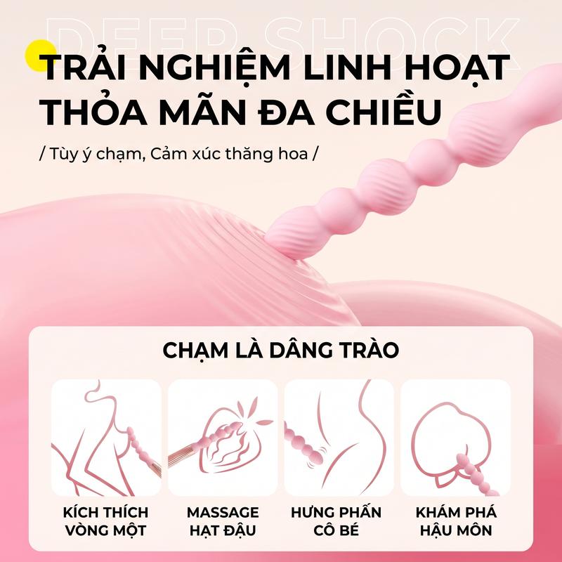 THANH RUNG CHUỖI HẠT ANAL BEADS SILICON MIZZZEE