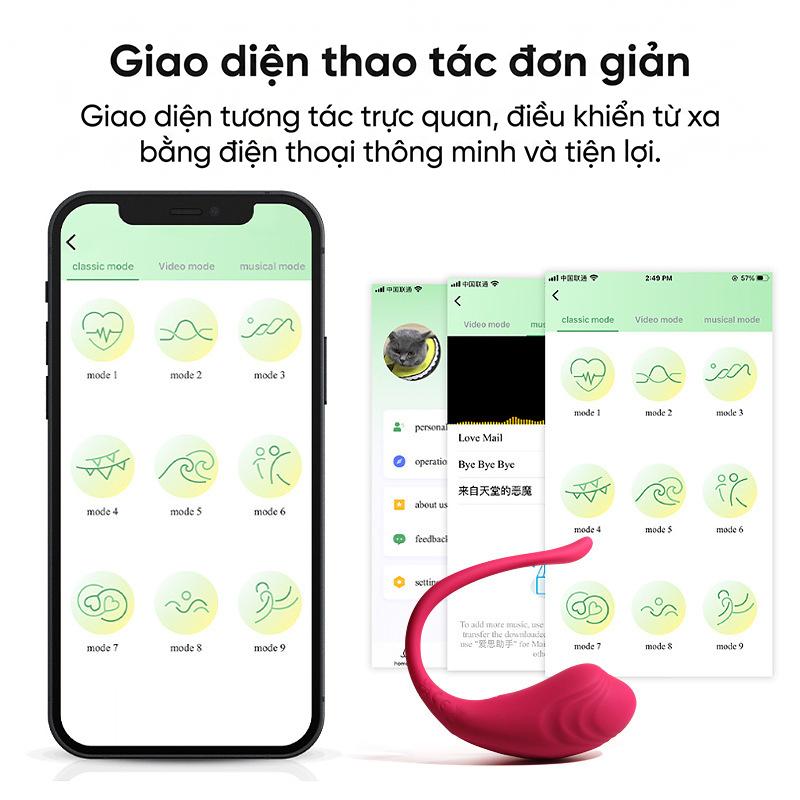 TRỨNG RUNG KHÔNG DÂY APP LOVE SPOUSE