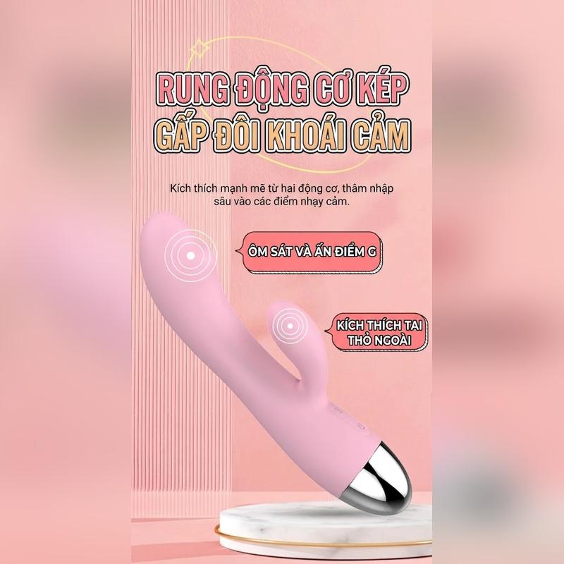 MÁY RUNG KÉP RABBIT CHUCHEN
