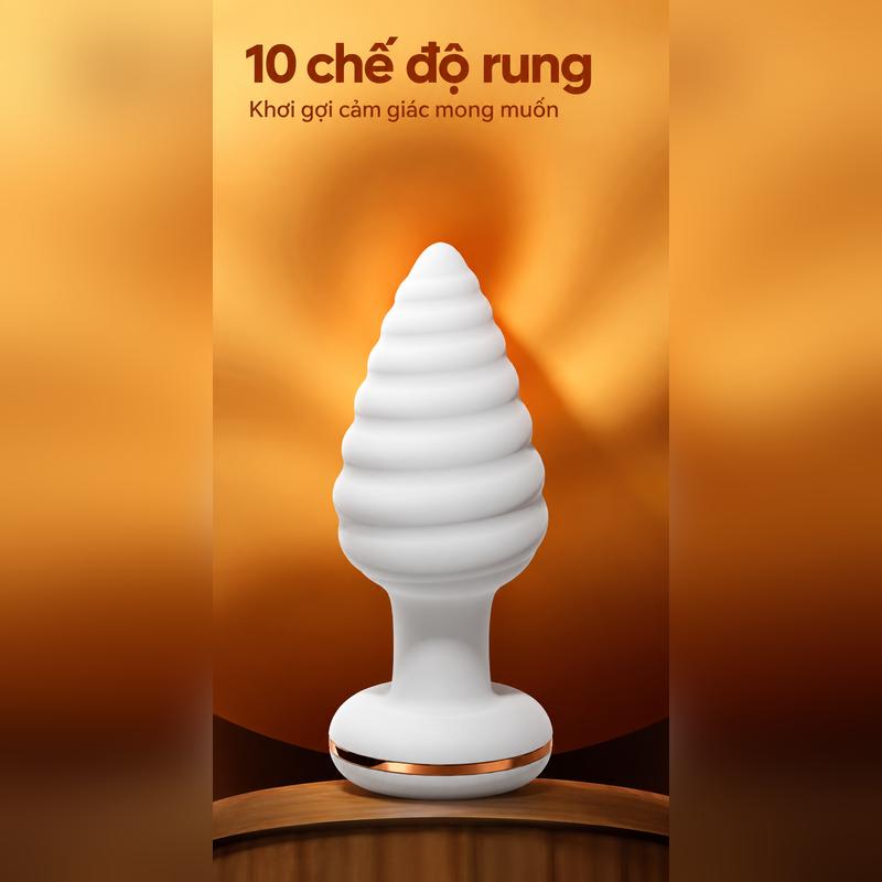BUTT PLUG GALAKU UNICORN RUNG NHIỆT ĐIỀU KHIỂN APP