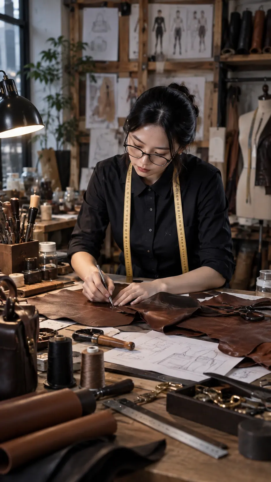 Xưởng làm sản phẩm leather và phụ kiện da